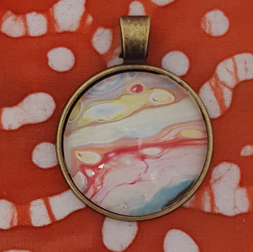 Handmade Circle Pendant Necklace